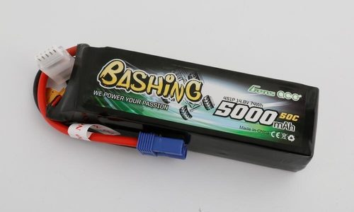 GENSACE BASHING 50C-14.8V-4S1P RC賽車電池（兩邊出線）