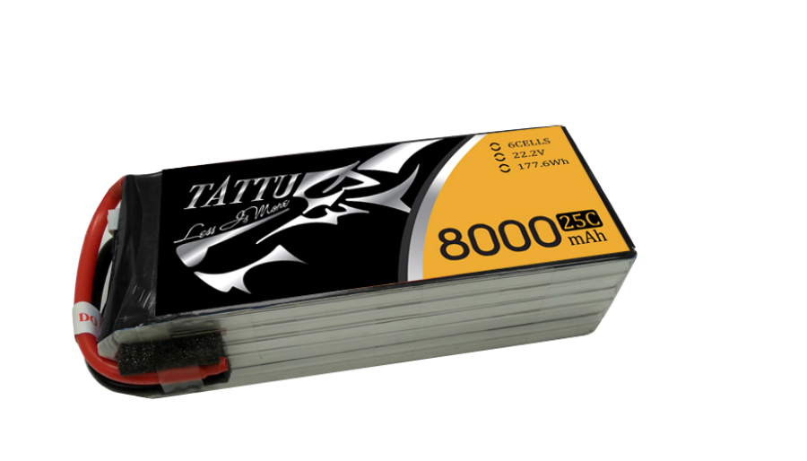 TATTU 8000mAh 25C 14.8V 4S